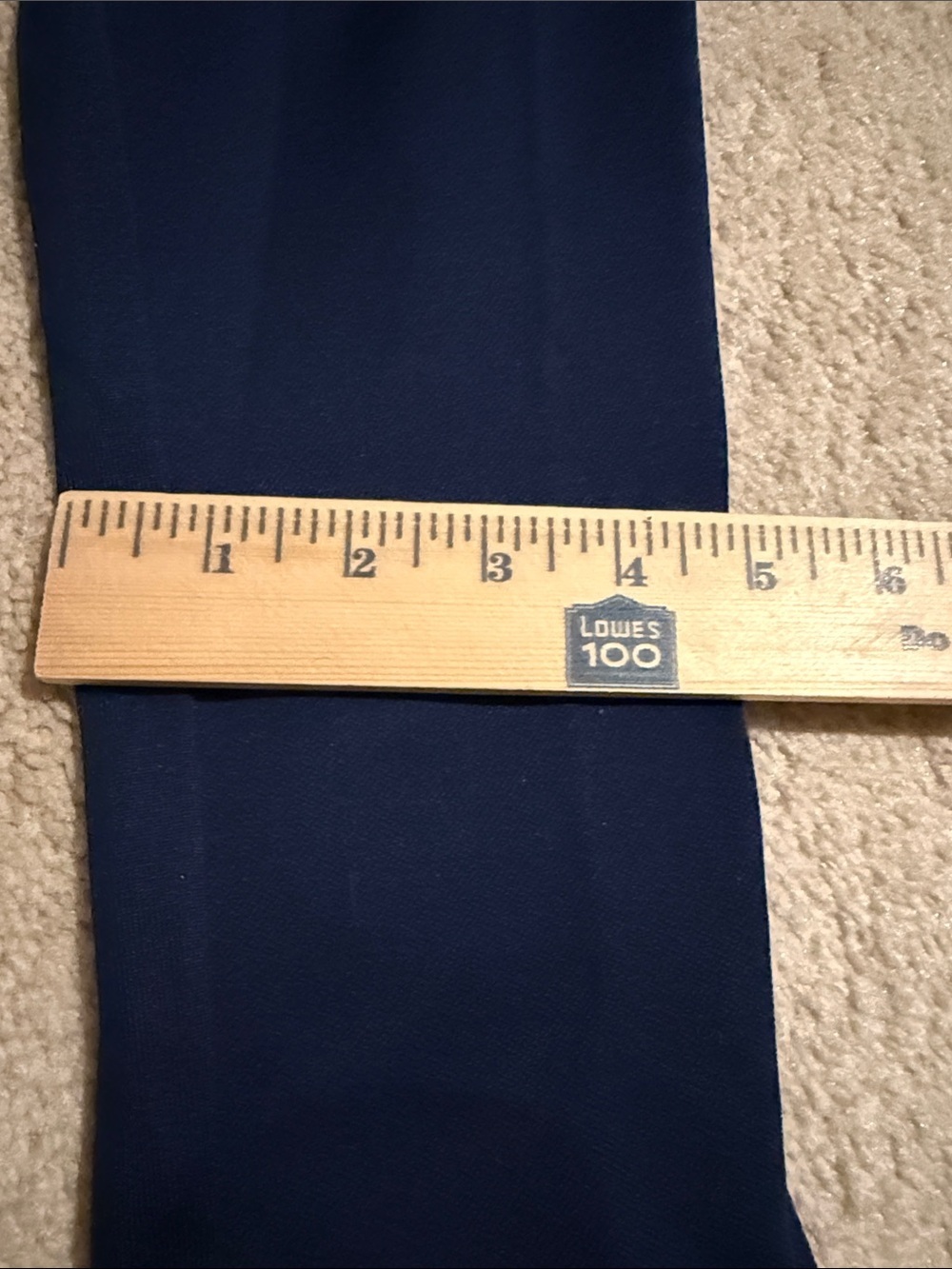 adidas Navy Track Pants with White Logo - Picture 10 of 13
